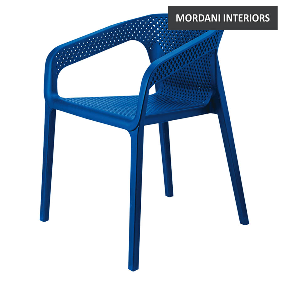 Lamar Blue  Cafe Chair 